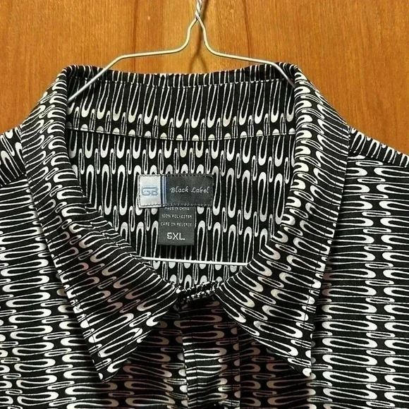 Men’s black label shirt size 5 XL - Picture 2 of 5